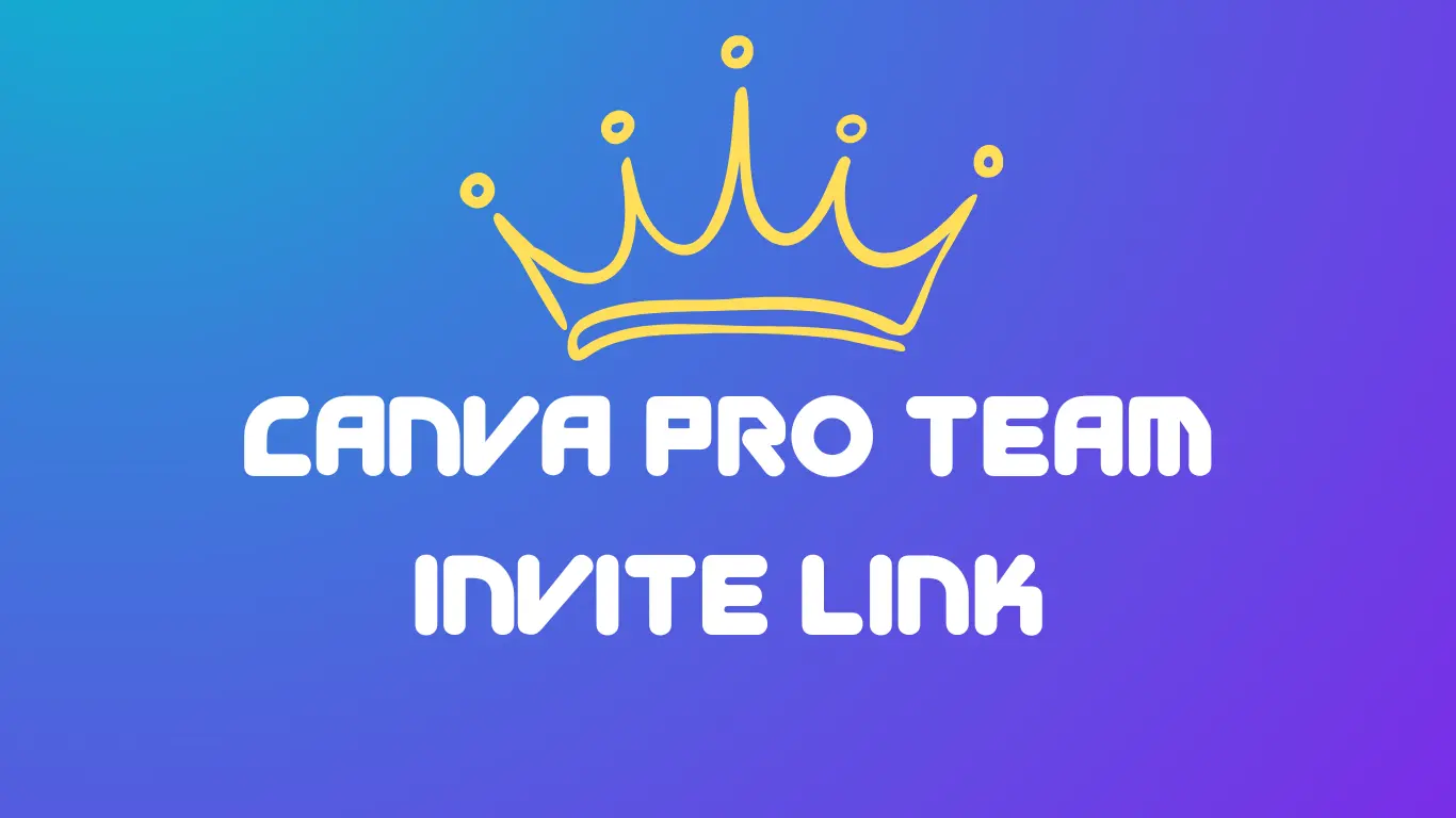 Canva Pro Team Invite Link Canva Team Link